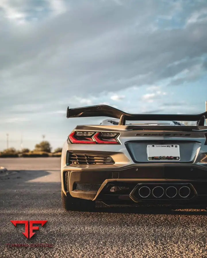 CHEVROLET CORVETTE C8 Z06 CARBON FIBER REAR SPOILER WING 2019Y