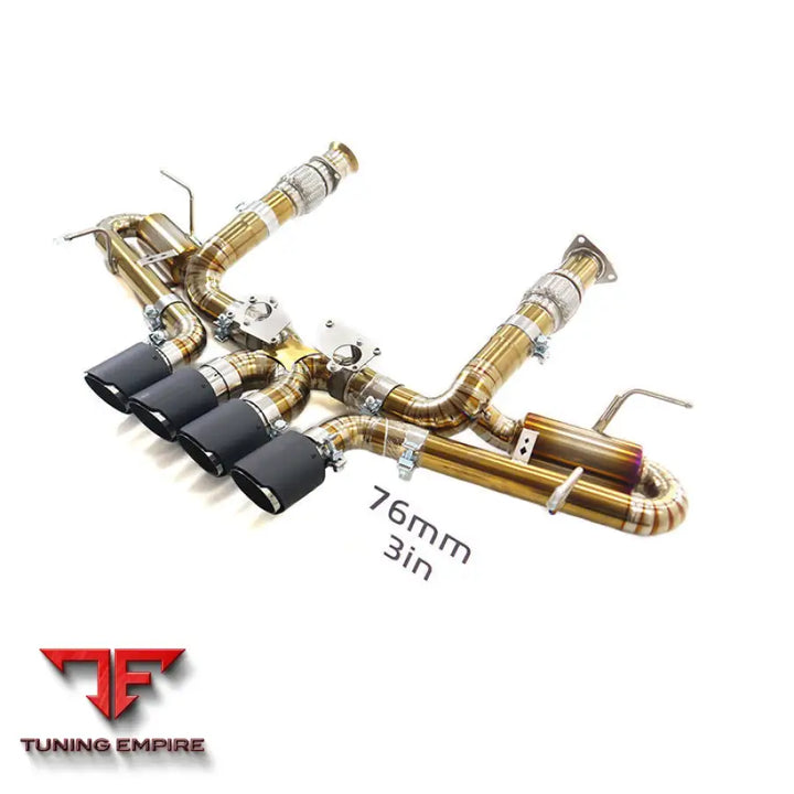 CHEVROLET CORVETTE C8 Z06 VALVETRONIC TITANIUM RAZOR EXHAUST WITH MUFFLER VALVE