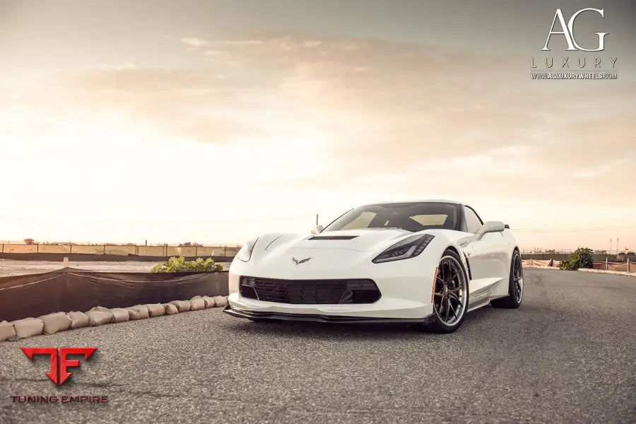 Chevrolet Corvette on custom forged wheels