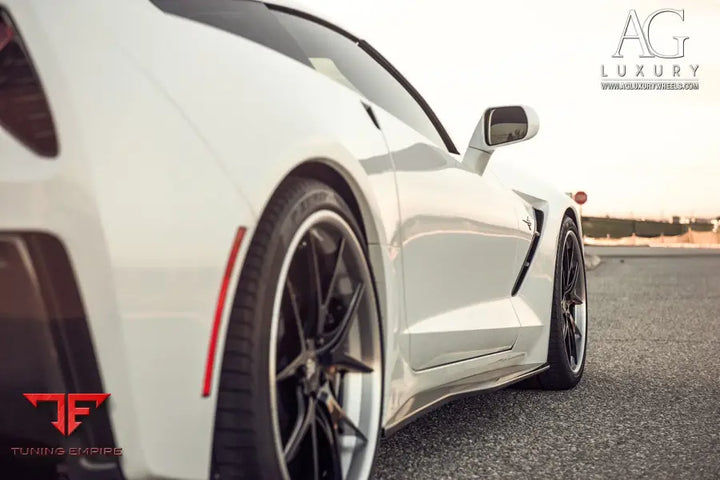 Chevrolet Corvette on custom forged wheels