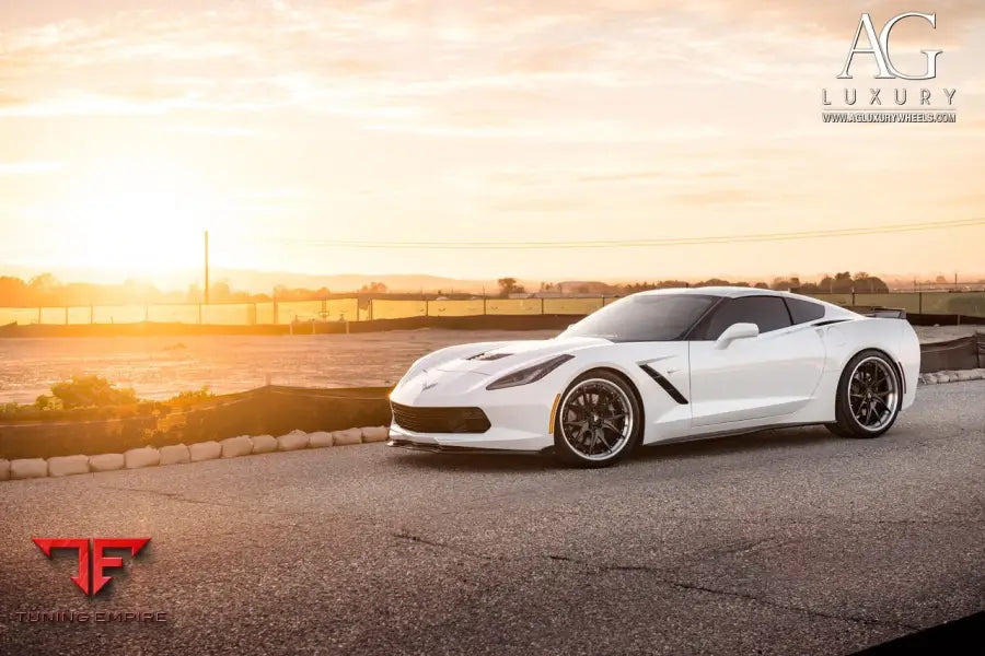 Chevrolet Corvette on custom forged wheels