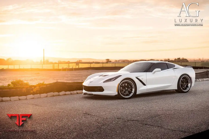 Chevrolet Corvette on custom forged wheels