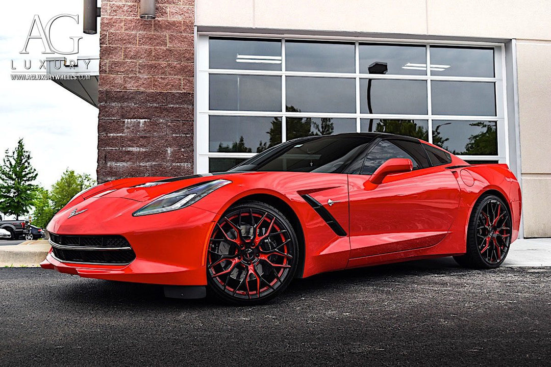 Chevrolet Corvette Stingray on custom forged wheels