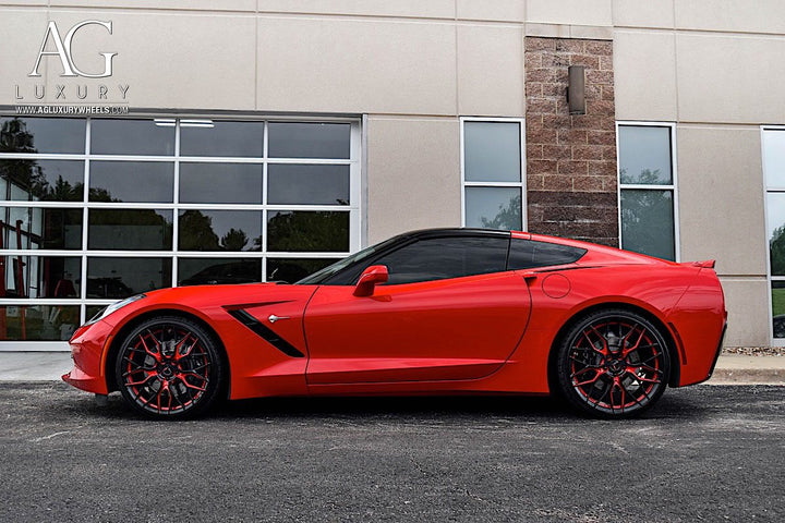 Chevrolet Corvette Stingray on custom forged wheels