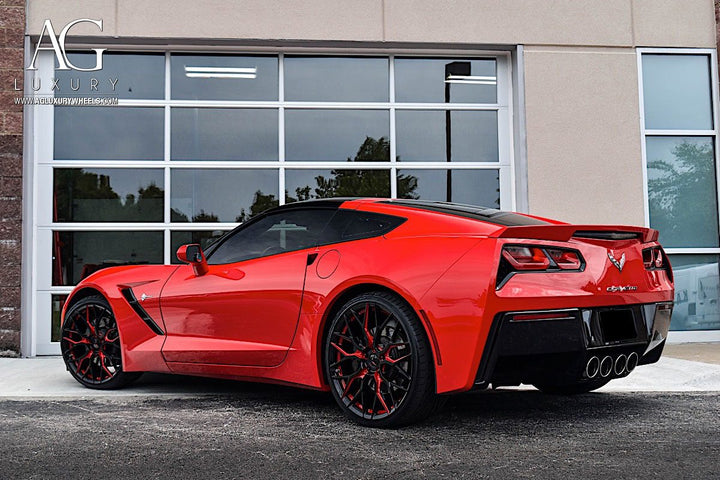 Chevrolet Corvette Stingray on custom forged wheels