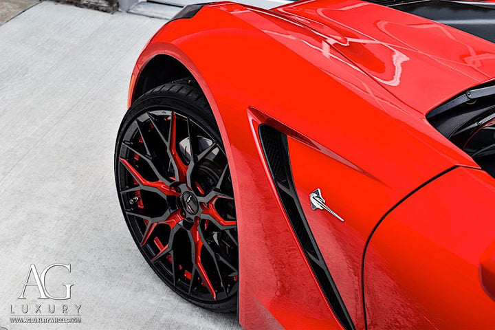 Chevrolet Corvette Stingray on custom forged wheels