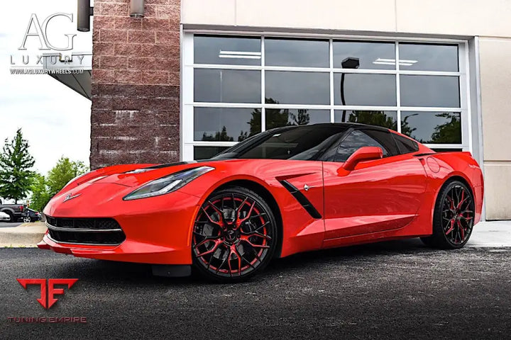Chevrolet Corvette Stingray on custom forged wheels