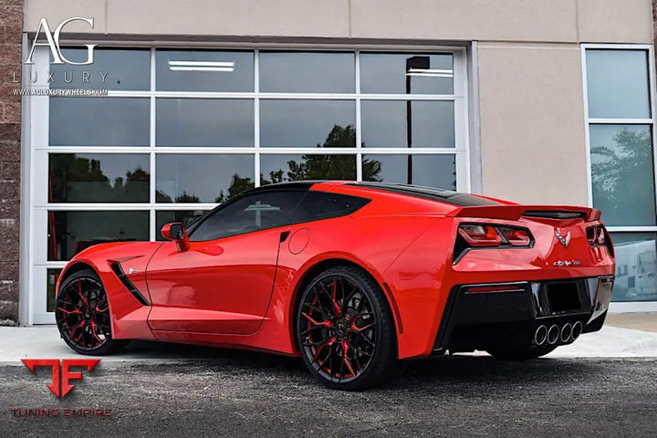 Chevrolet Corvette Stingray on custom forged wheels