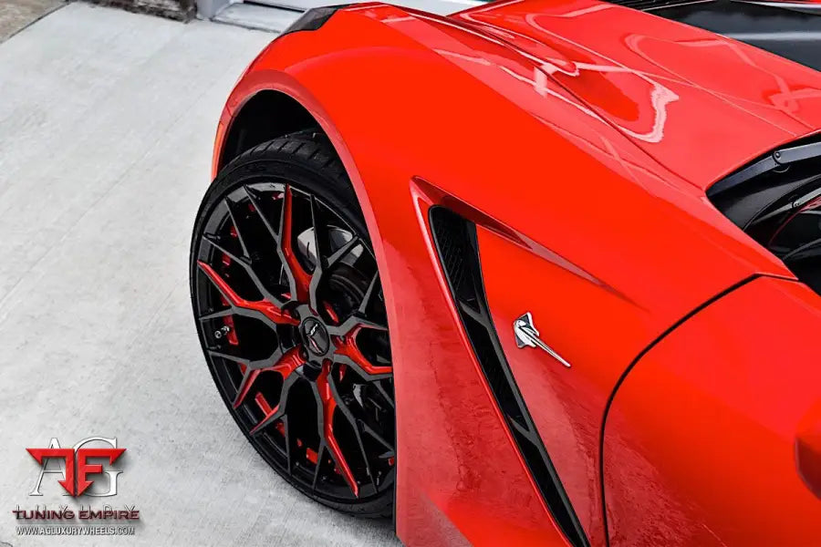 Chevrolet Corvette Stingray on custom forged wheels