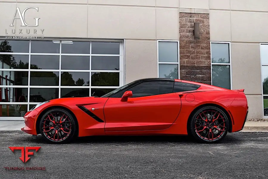 Chevrolet Corvette Stingray on custom forged wheels