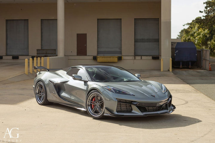 Chevrolet Corvette Z06 C8 on custom forged wheels