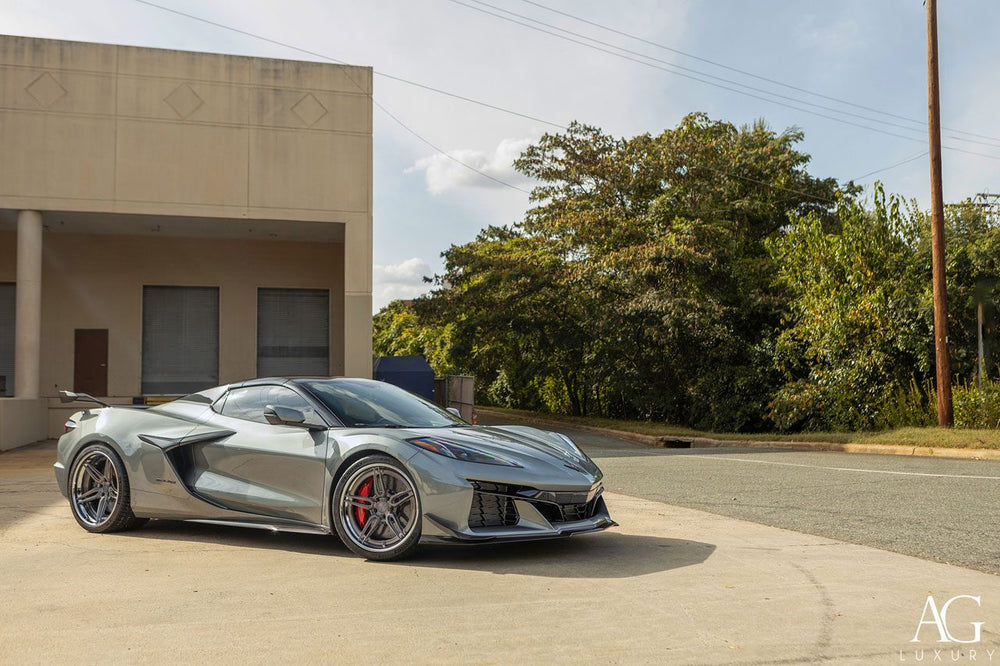Chevrolet Corvette Z06 C8 on custom forged wheels