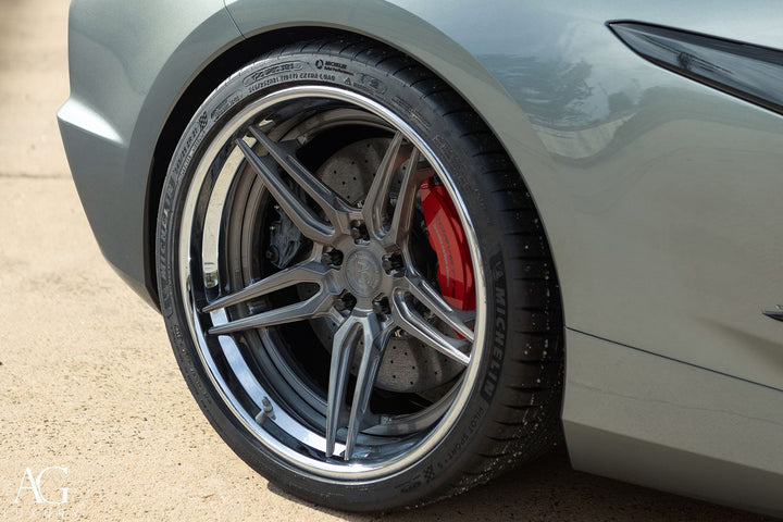 Chevrolet Corvette Z06 C8 on custom forged wheels