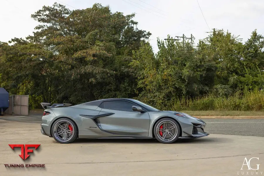 Chevrolet Corvette Z06 C8 on custom forged wheels