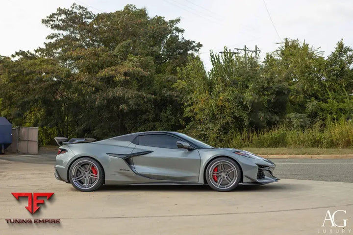 Chevrolet Corvette Z06 C8 on custom forged wheels