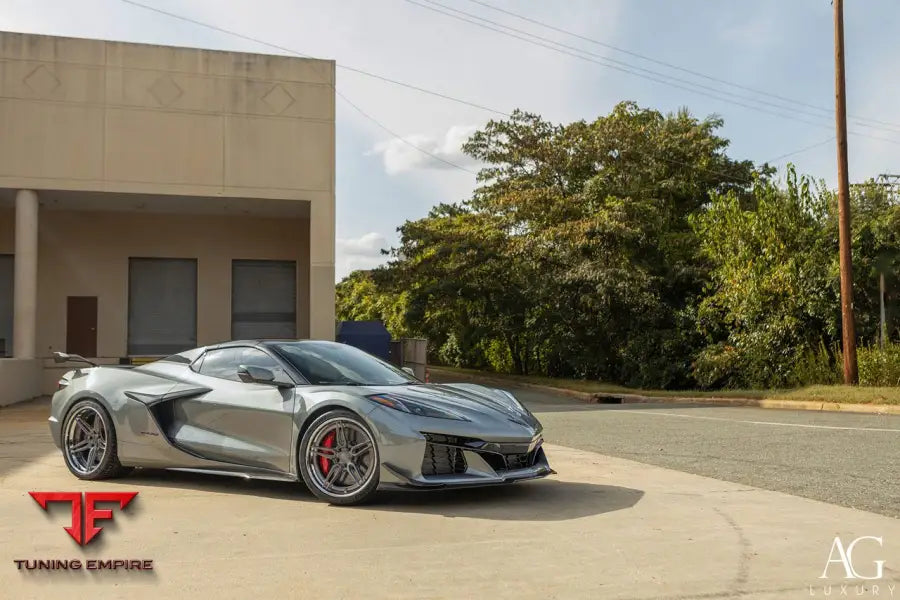 Chevrolet Corvette Z06 C8 on custom forged wheels