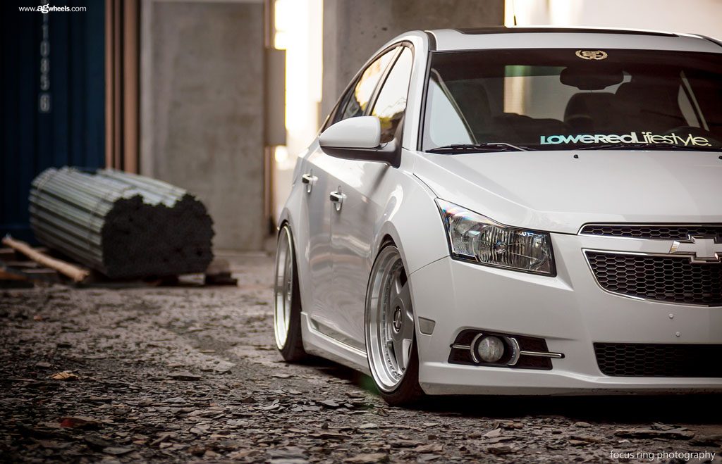CHEVROLET CRUZE on custom forged wheels
