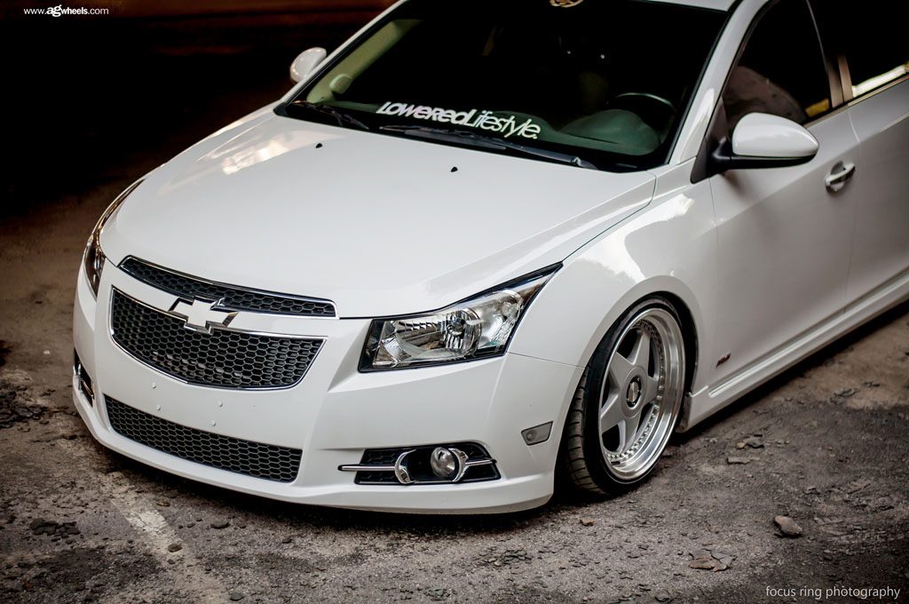 CHEVROLET CRUZE on custom forged wheels