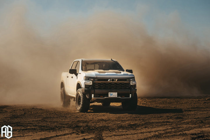 CHEVROLET SILVERADO ZR2 on custom forged wheels