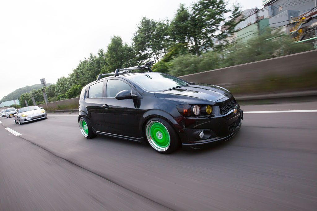 CHEVROLET SONIC on custom forged wheels
