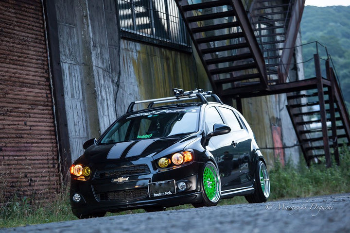 CHEVROLET SONIC on custom forged wheels