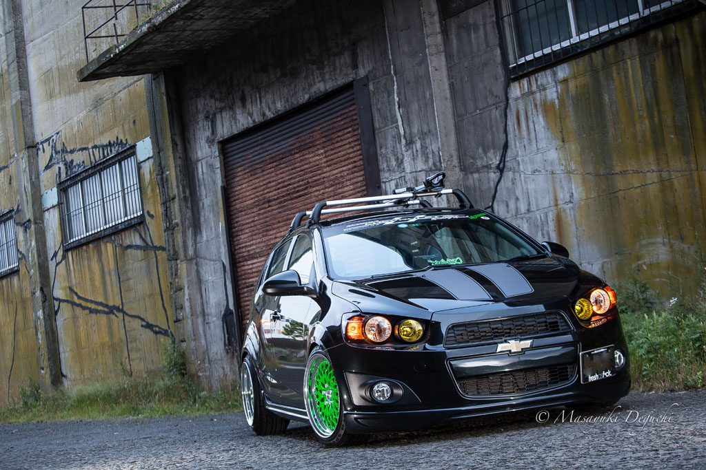 CHEVROLET SONIC on custom forged wheels