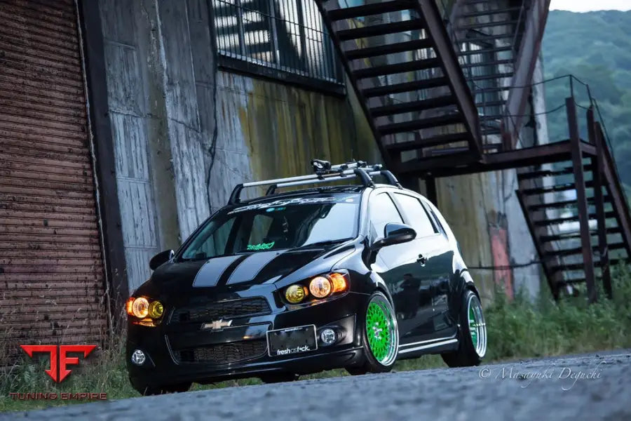 CHEVROLET SONIC on custom forged wheels