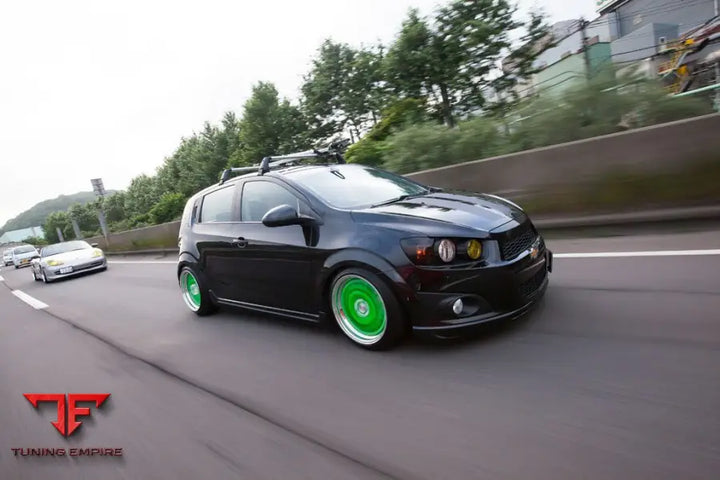 CHEVROLET SONIC on custom forged wheels