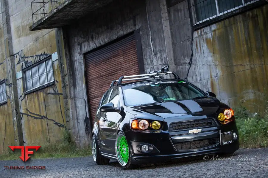 CHEVROLET SONIC on custom forged wheels