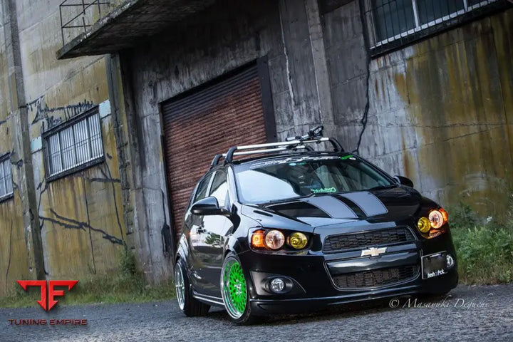 CHEVROLET SONIC on custom forged wheels