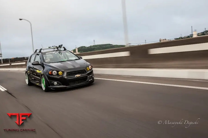 CHEVROLET SONIC on custom forged wheels