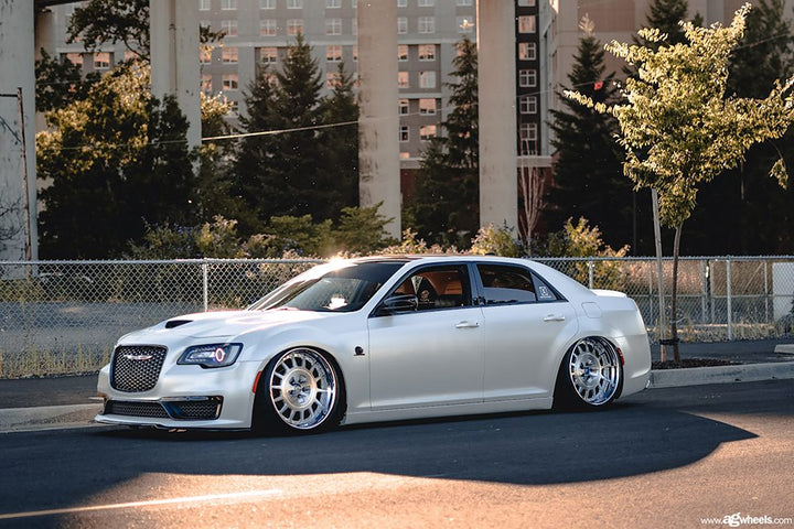 CHRYSLER 300 on custom forged wheels