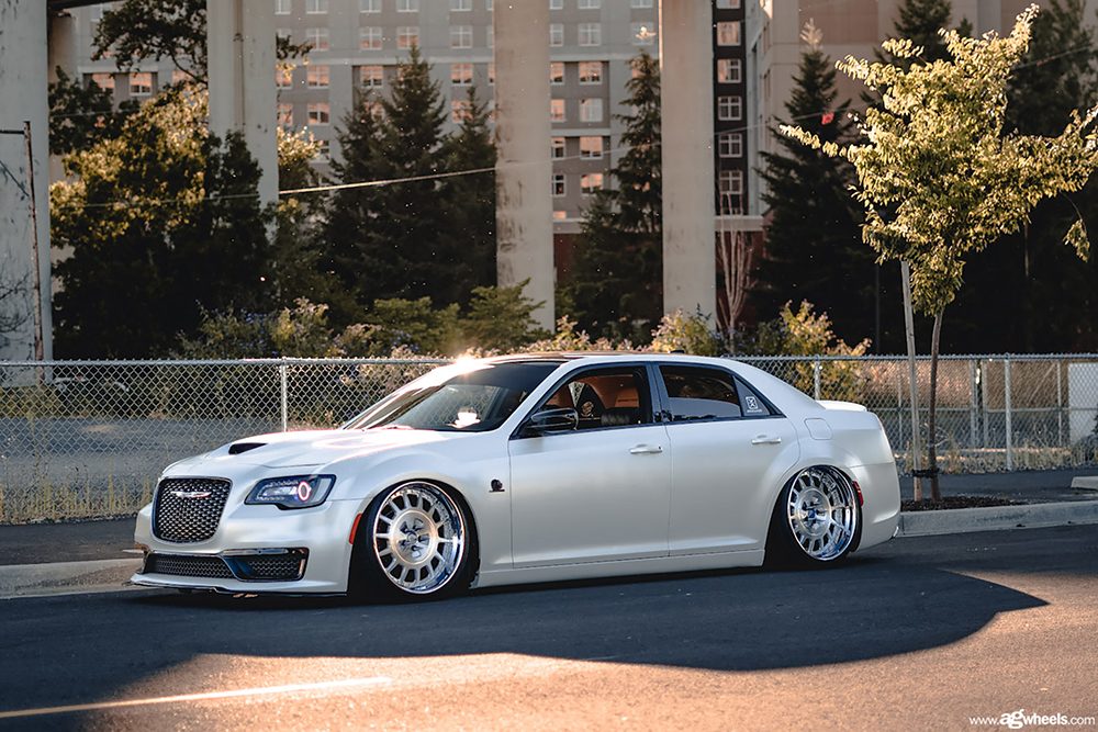 CHRYSLER 300 on custom forged wheels