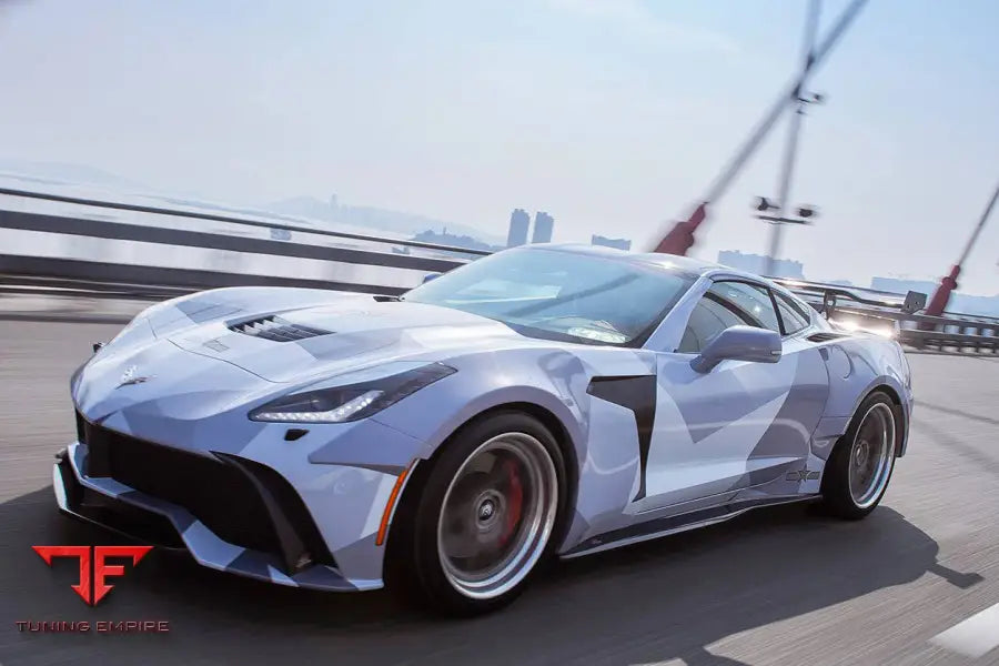 CORVETTE C7 APR STYLE CARBON FIBER SIDE SKIRTS BSD
