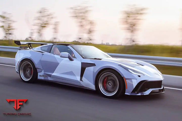 CORVETTE C7 APR STYLE CARBON FIBER SIDE SKIRTS BSD