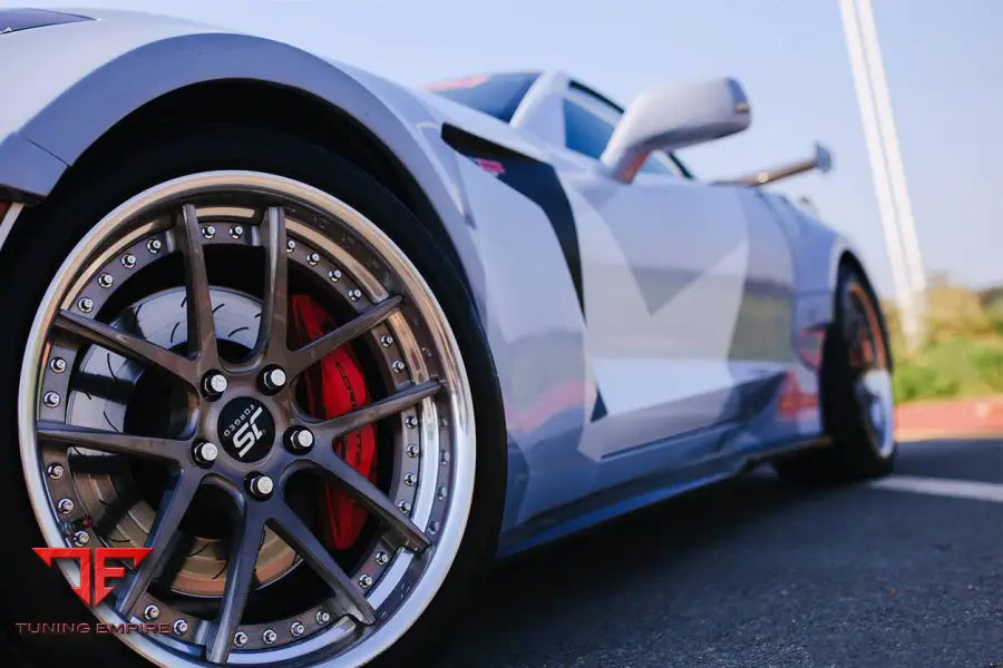 CORVETTE C7 APR STYLE CARBON FIBER SIDE SKIRTS BSD