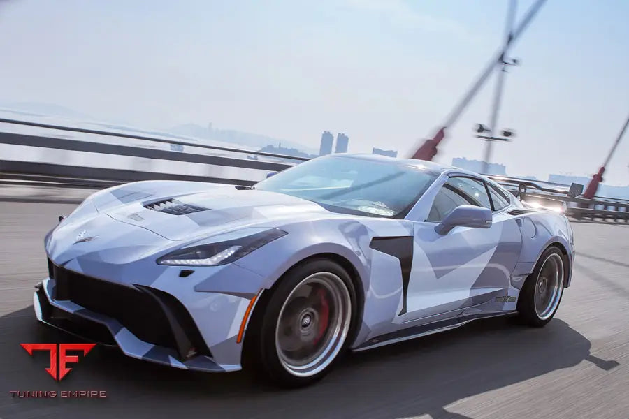 CORVETTE C7 AR STYLE CARBON FIBER SIDE SKIRTS BSD