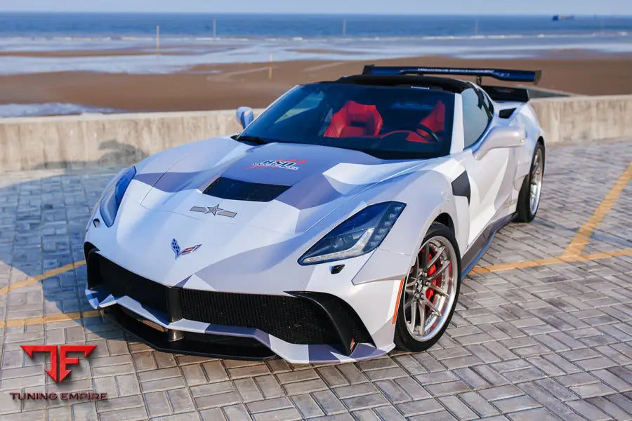 CORVETTE C7 AR STYLE CARBON FIBER SIDE SKIRTS BSD