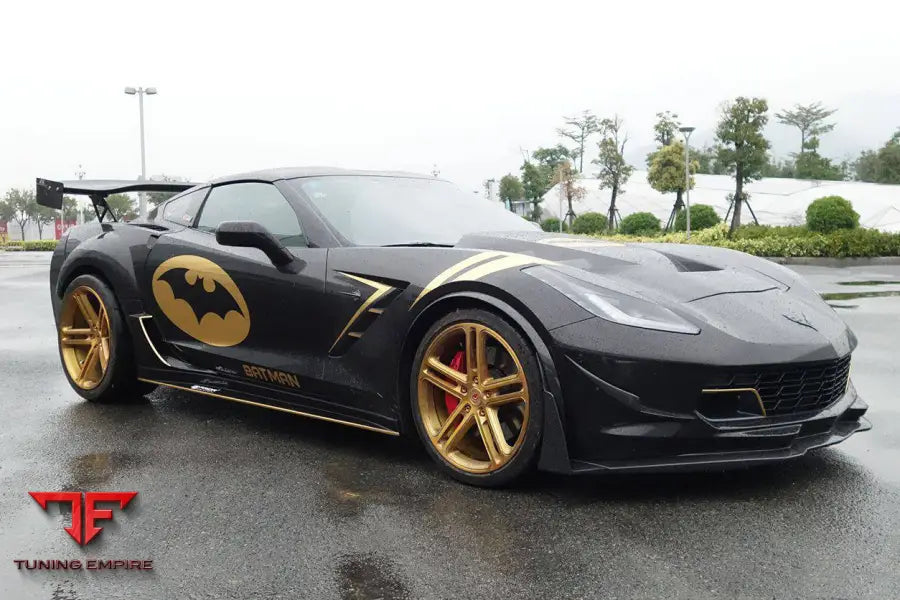 CORVETTE C7 PD STYLE WIDE BODY REAR FLARES AND SIDE SKIRTS BSD