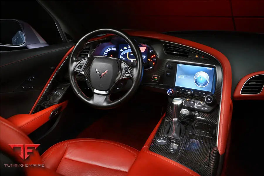 CORVETTE C7 Z06 GRANDSPORT DRY CARBON FIBER INTERIOR DASHBOARD PANEL DECOR COVER TRIM BSD