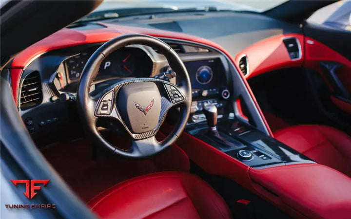 CORVETTE C7 Z06 GRANDSPORT DRY CARBON FIBER INTERIOR DASHBOARD PANEL DECOR COVER TRIM BSD