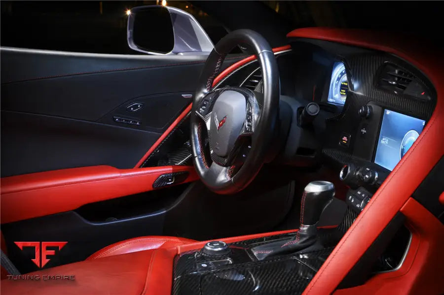 CORVETTE C7 Z06 GRANDSPORT DRY CARBON FIBER INTERIOR DASHBOARD PANEL DECOR COVER TRIM BSD