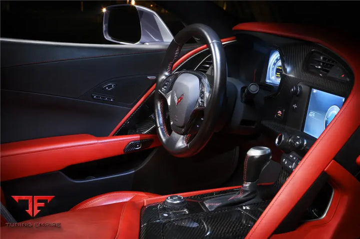 CORVETTE C7 Z06 GRANDSPORT DRY CARBON FIBER INTERIOR DASHBOARD PANEL DECOR COVER TRIM BSD