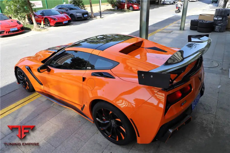CORVETTE C7 Z06 Z51 GRANDSPORT BKSS STYLE CARBON FIBER TRUNK COVER BSD
