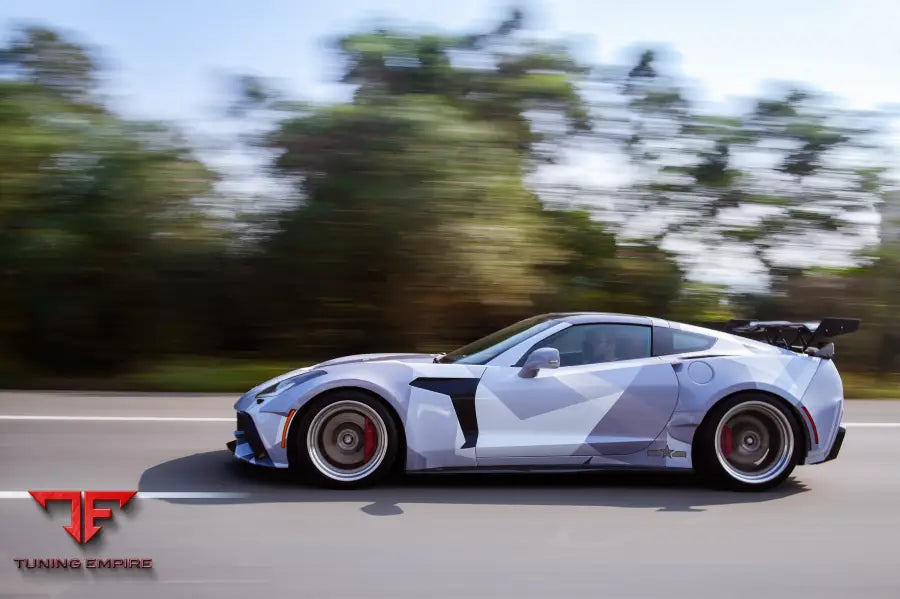 CORVETTE C7 Z51 BKSS STYLE FIBER REINFORCE PLOYMER WIDE REAR FENDER BSD