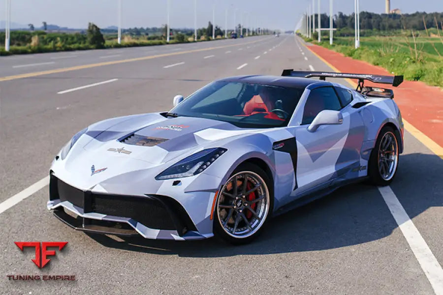 CORVETTE C7 Z51 CARBON FIBER HOOD SCOOPE VENTS BSD