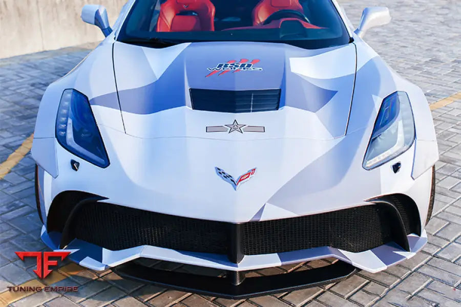 CORVETTE C7 Z51 CARBON FIBER HOOD SCOOPE VENTS BSD