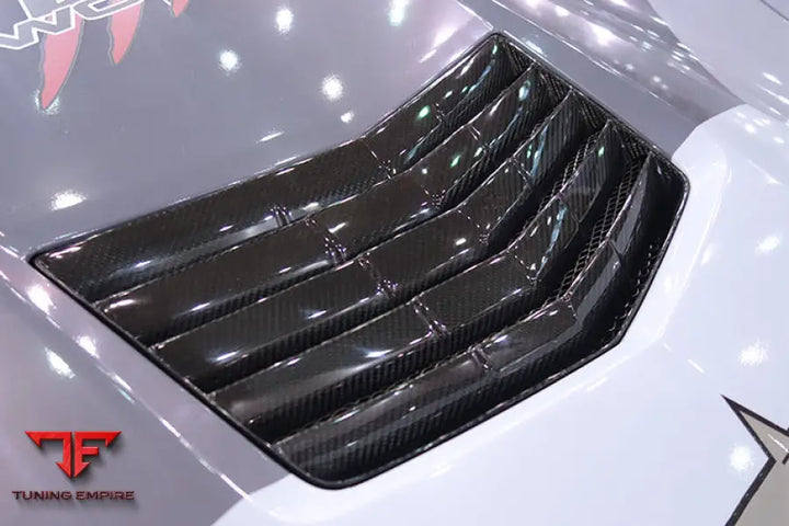 CORVETTE C7 Z51 CARBON FIBER HOOD SCOOPE VENTS BSD