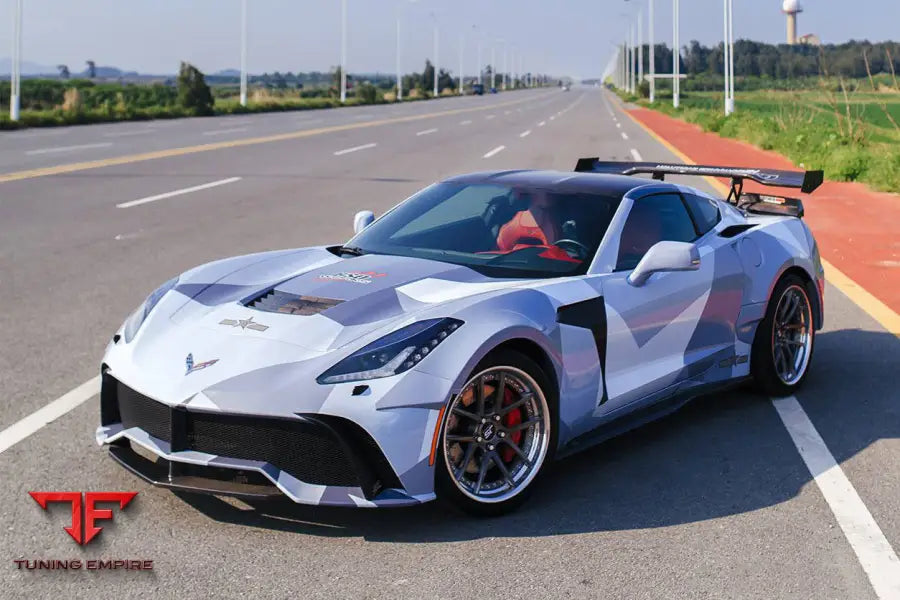 CORVETTE C7 Z51 OE STYLE CARBON FIBER HOOD VENT BSD