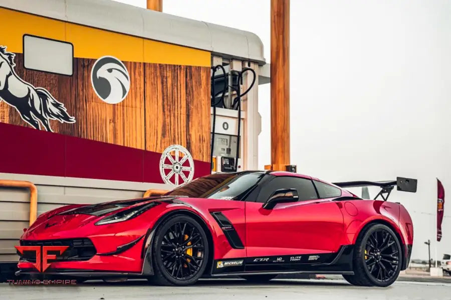 CORVETTE C7 Z51 Z06 GRANDSPORT AR STYLE CARBON FIBER TRUNK SPOILER BSD